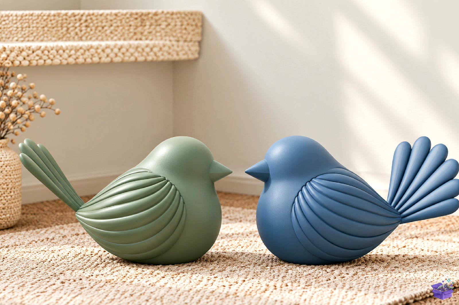 Minimalist Kuş Figürü Figurine - 3D Baskı ve Model Dosyası (STL, OBJ, 3MF) önizleme 4