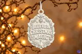 "Believe In Christmas Magic" Yılbaşı Figürü - 3D Baskı ve Model Dosyası (STL) - detaylı önizleme 1
