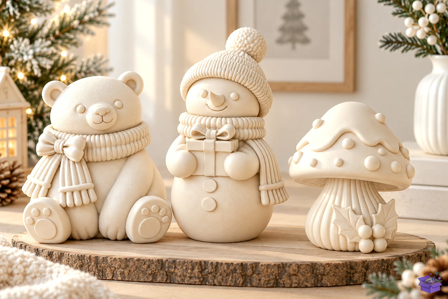 3D Baskı Cute Yılbaşı Winter Decor STL - 3D Baskı ve Model Dosyası (STL, OBJ, 3MF) önizleme 2