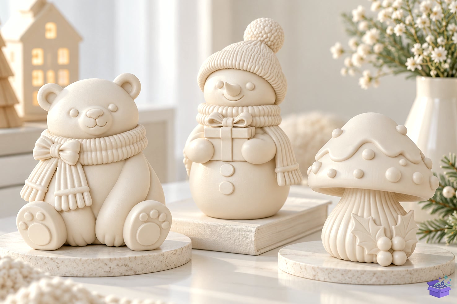 3D Baskı Cute Yılbaşı Winter Decor STL - 3D Baskı ve Model Dosyası (STL, OBJ, 3MF) önizleme 4