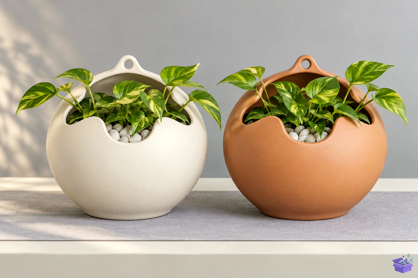Eggshell Hanging Saksı Tasarımı - 3D Baskı ve Model Dosyası (STL, OBJ, 3MF) önizleme 4