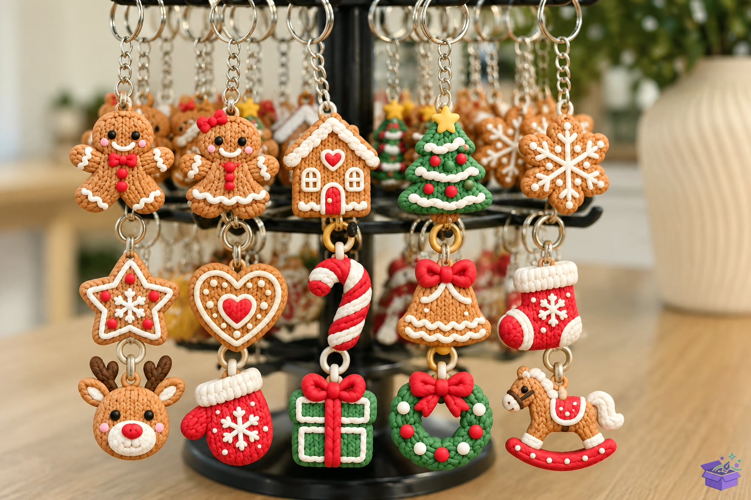 15 Gingerbread Yılbaşı Charm STL - 3D Baskı ve Model Dosyası (STL, OBJ, 3MF) önizleme 3
