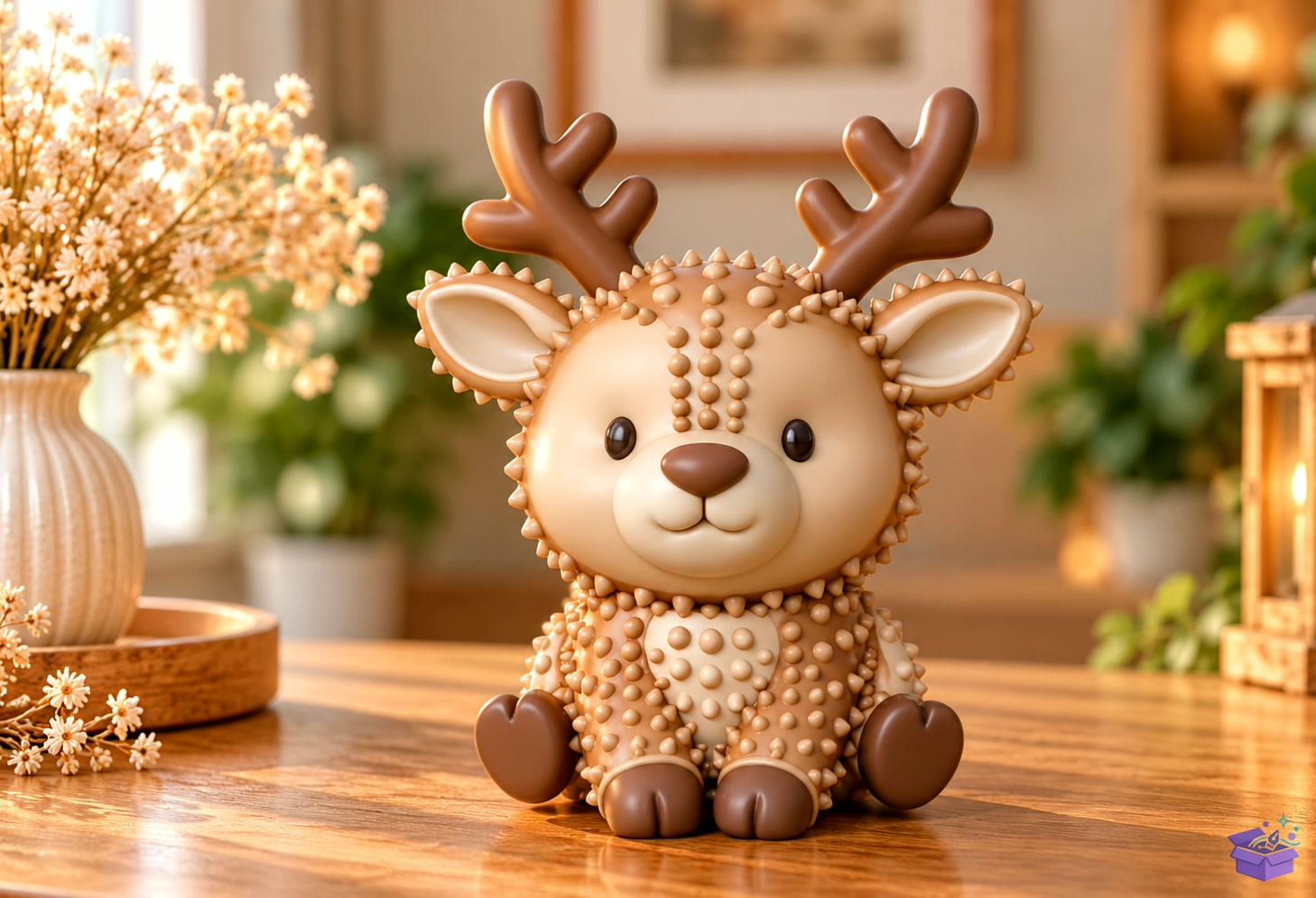 Cute Yılbaşı Ren Geyiği STL - 3D Baskı ve Model Dosyası (STL, OBJ, 3MF) önizleme 3
