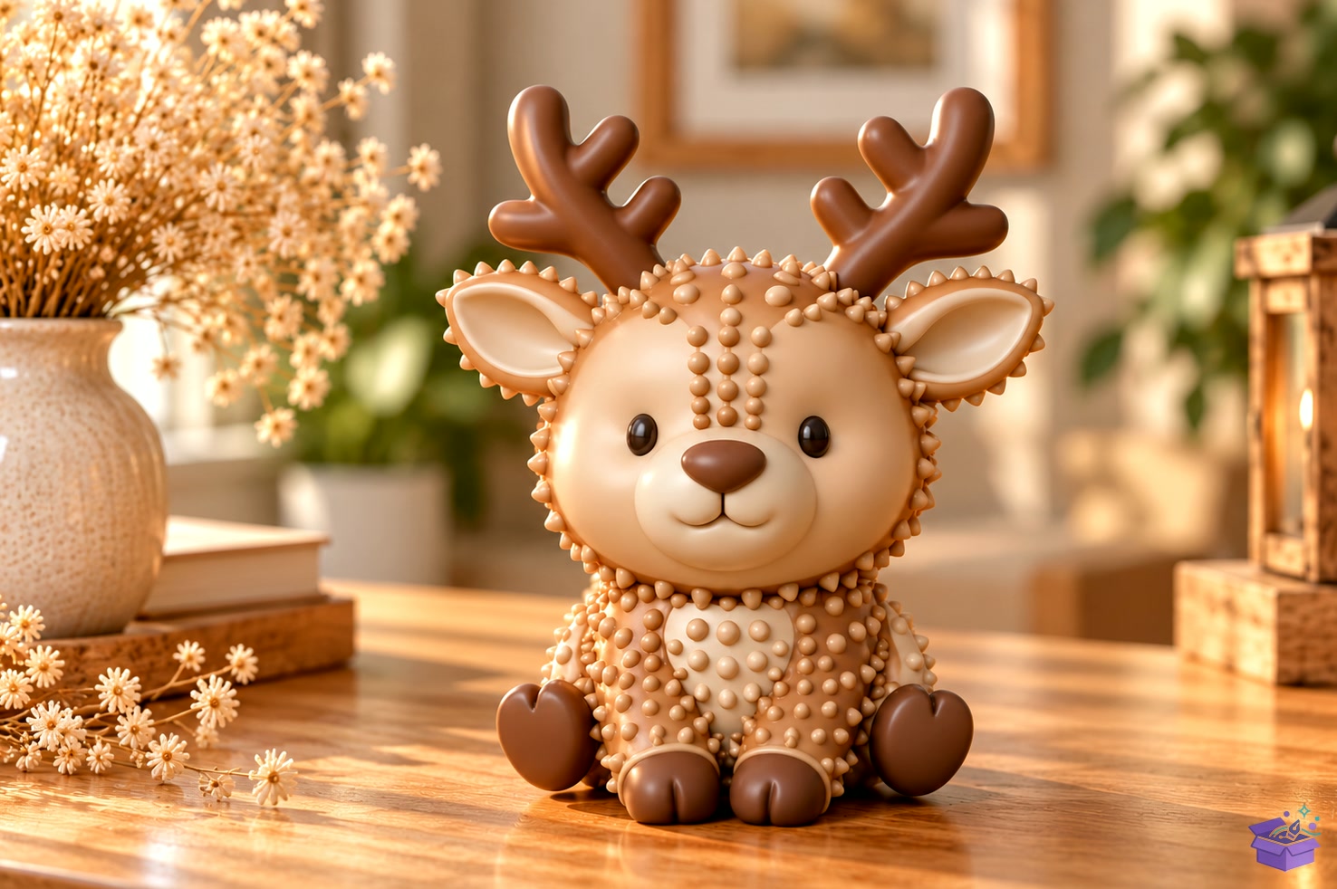 Cute Yılbaşı Ren Geyiği STL - 3D Baskı ve Model Dosyası (STL, OBJ, 3MF) önizleme 4