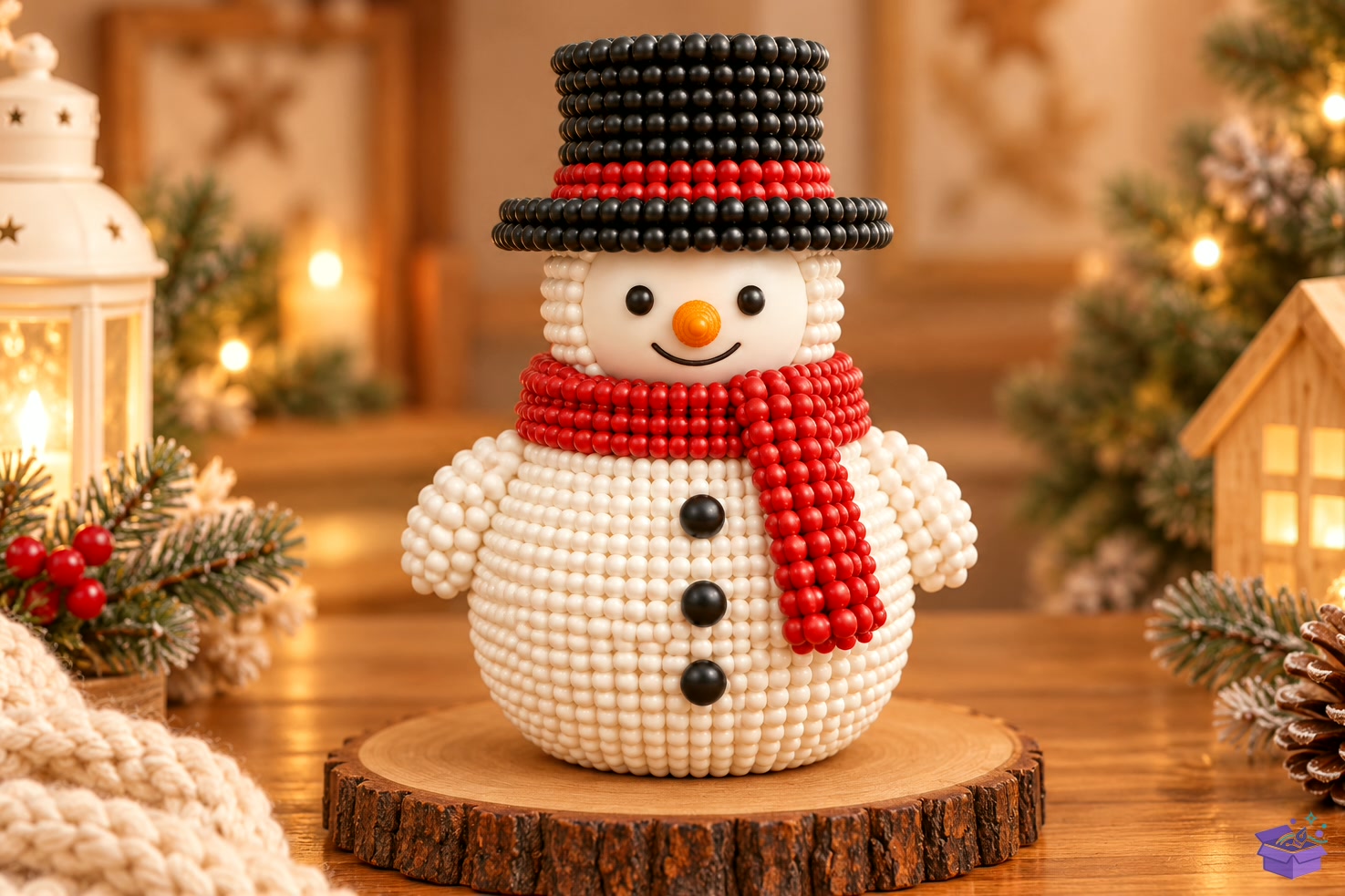 Yılbaşı Snowman 3D Baskı STL - 3D Baskı ve Model Dosyası (STL, OBJ, 3MF) önizleme 2
