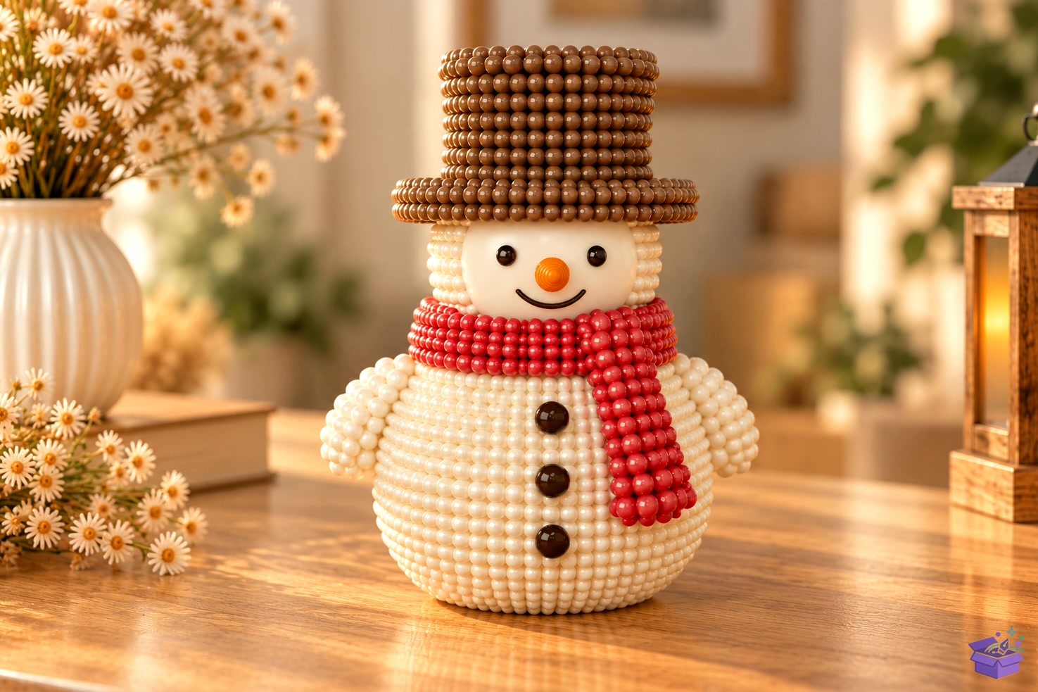 Yılbaşı Snowman 3D Baskı STL - 3D Baskı ve Model Dosyası (STL, OBJ, 3MF) önizleme 3