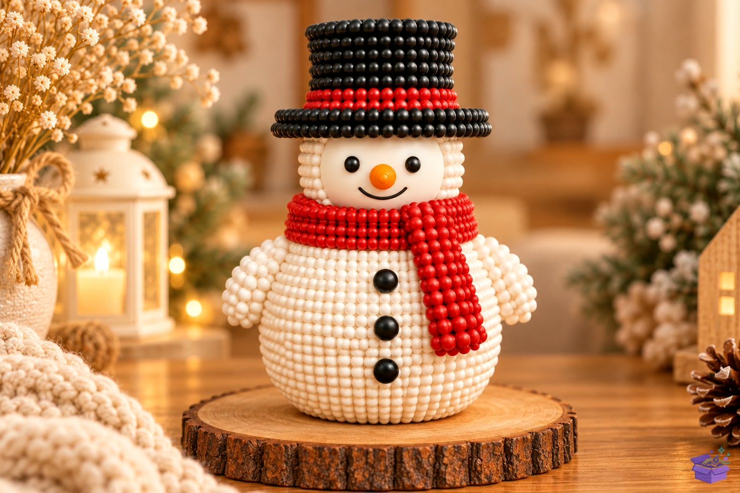 Yılbaşı Snowman 3D Baskı STL - 3D Baskı ve Model Dosyası (STL, OBJ, 3MF) önizleme 4