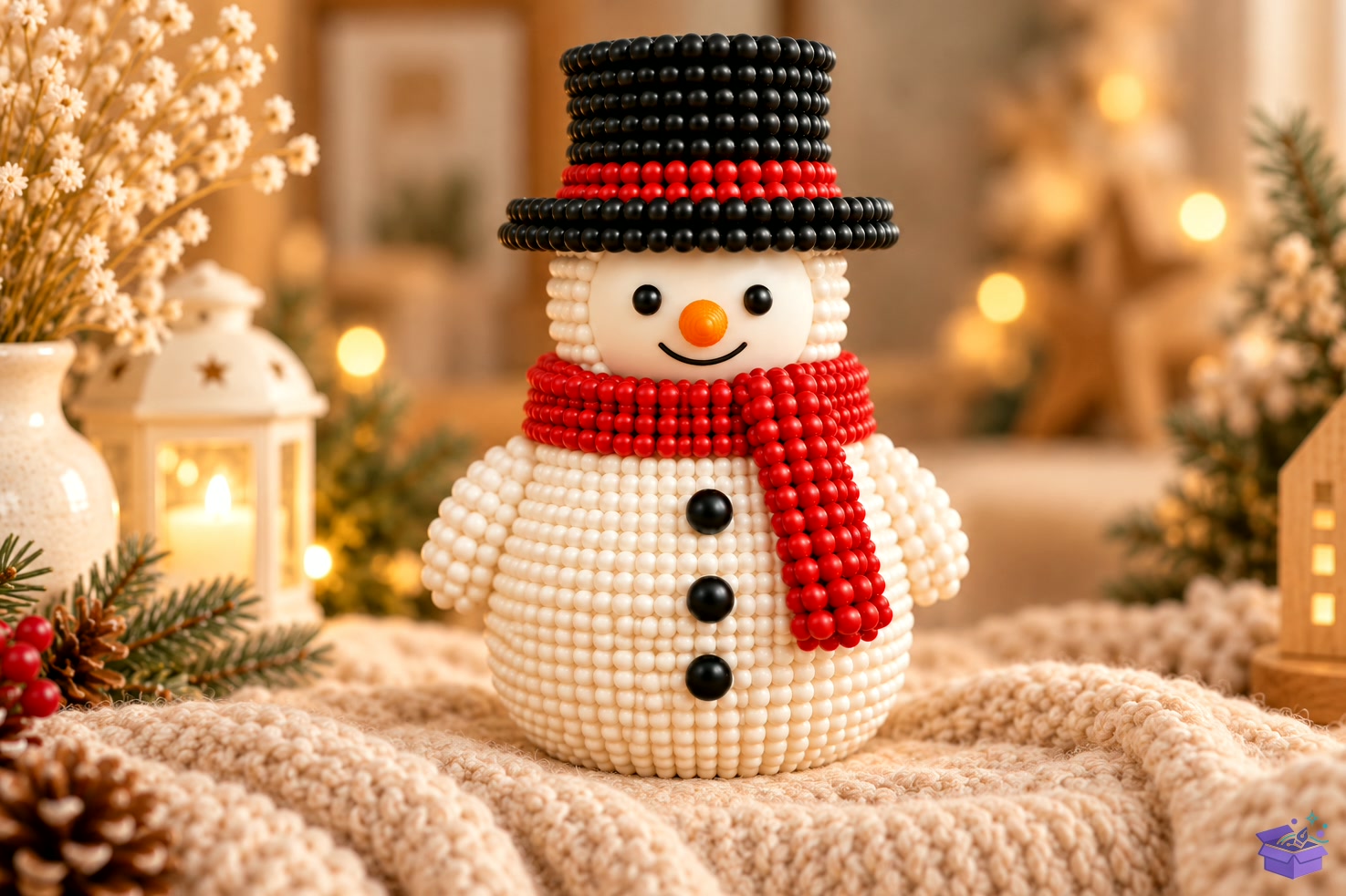 Yılbaşı Snowman 3D Baskı STL - 3D Baskı ve Model Dosyası (STL, OBJ, 3MF) önizleme 5