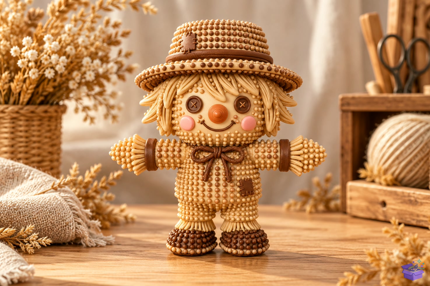 Cute Scarecrow 3D Baskı STL - 3D Baskı ve Model Dosyası (STL, OBJ, 3MF) önizleme 3