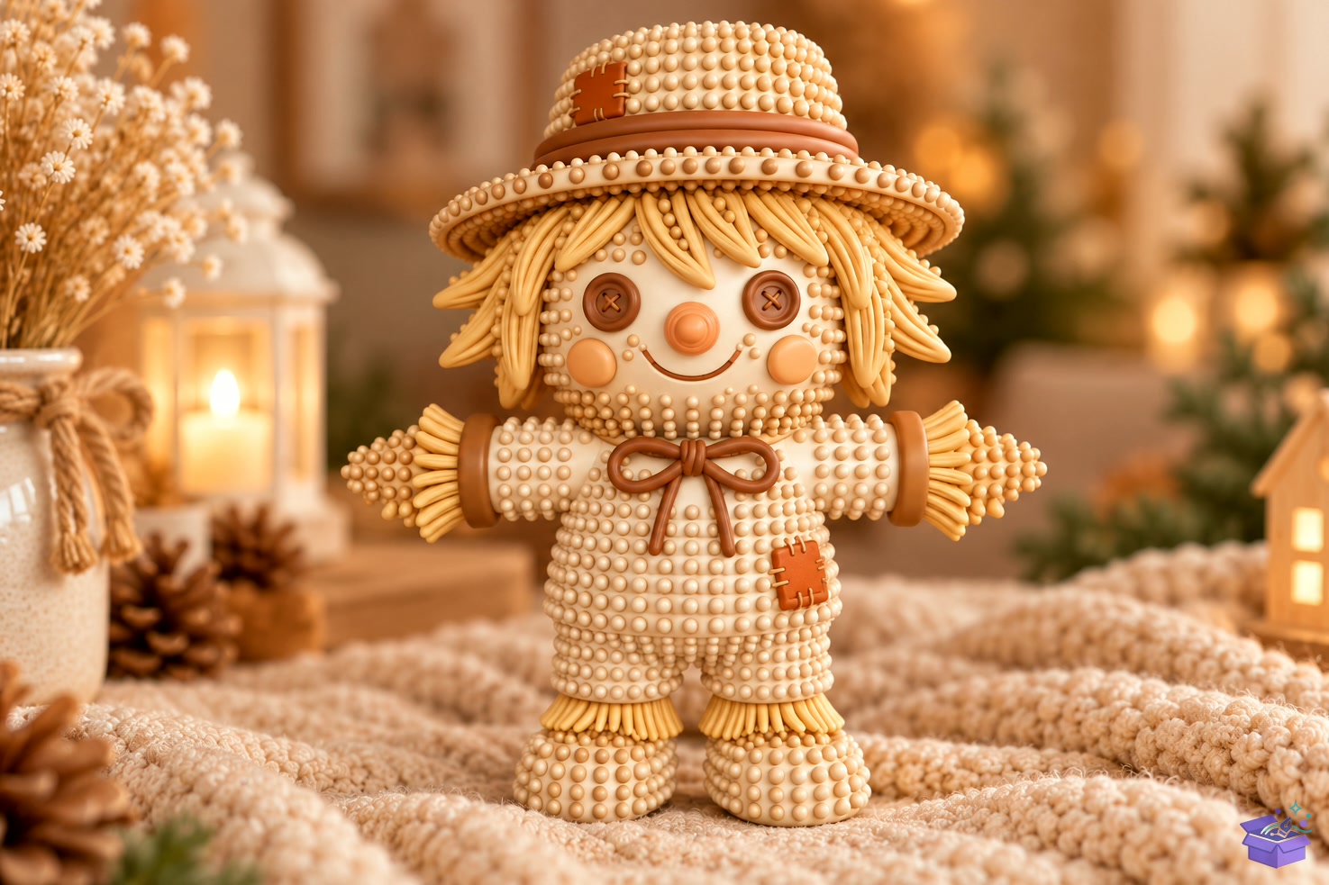 Cute Scarecrow 3D Baskı STL - 3D Baskı ve Model Dosyası (STL, OBJ, 3MF) önizleme 4