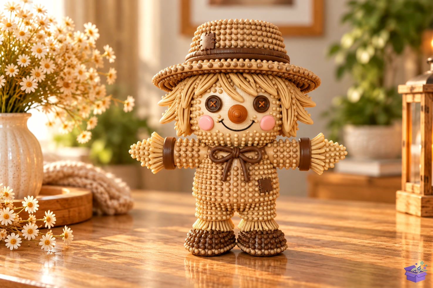 Cute Scarecrow 3D Baskı STL - 3D Baskı ve Model Dosyası (STL, OBJ, 3MF) önizleme 5