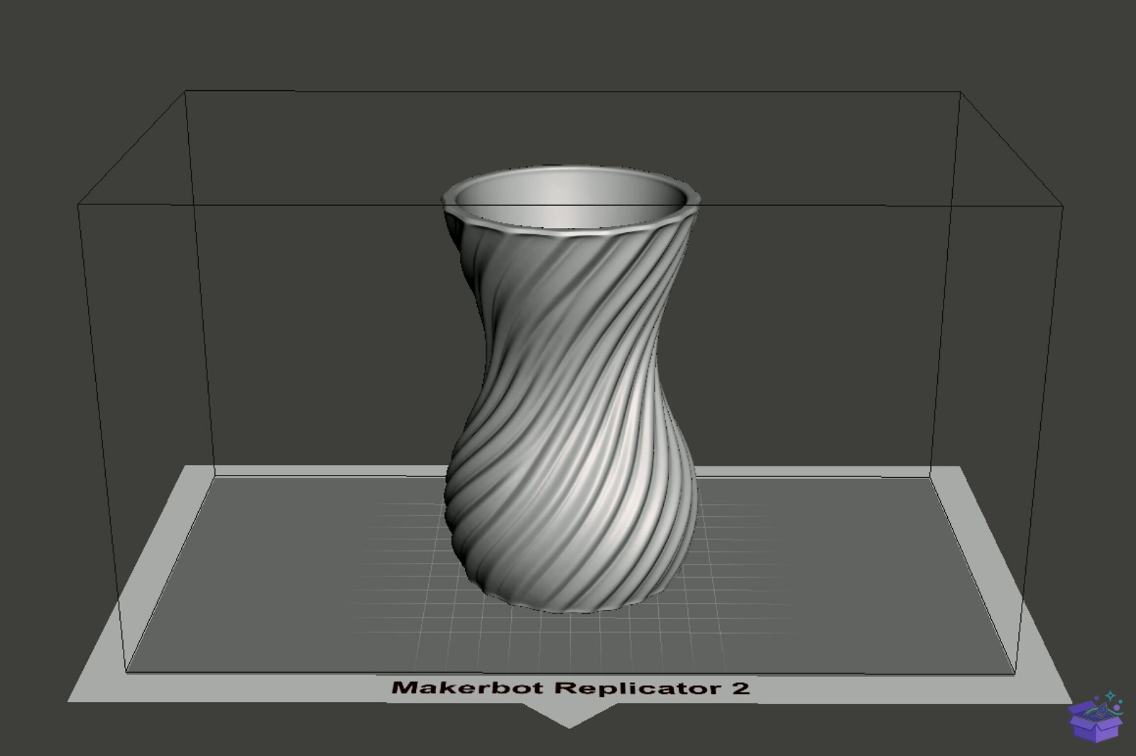 Modern Spiral Vazo Tasarımı 3D STL File - 3D Baskı ve Model Dosyası (STL, OBJ, 3MF) önizleme 4