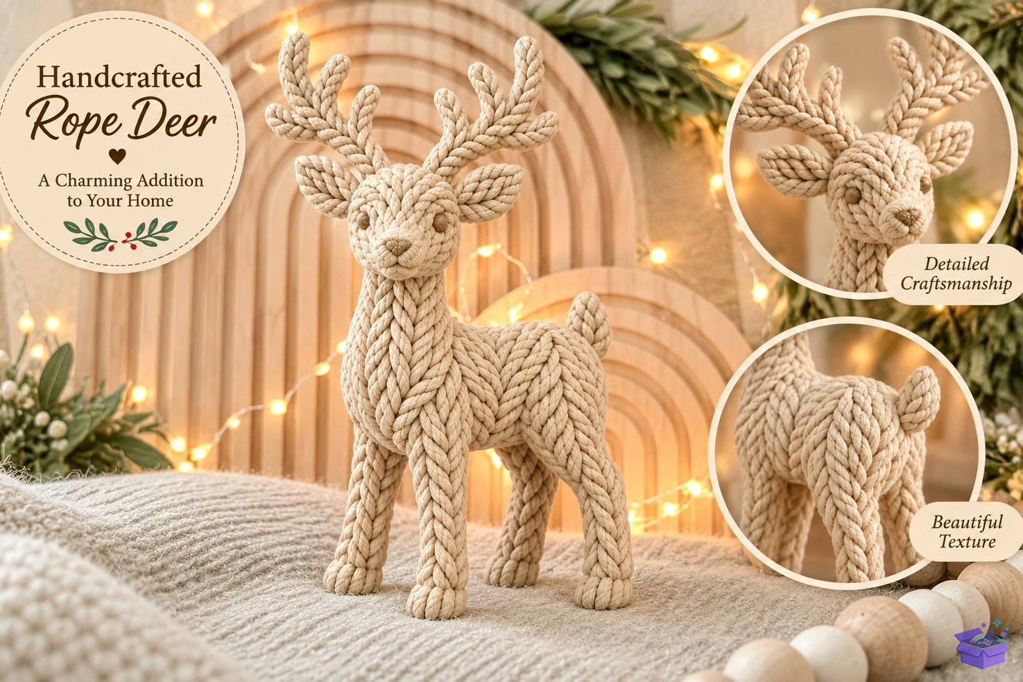 STL 3D Baskı File Including a Reindee - 3D Baskı ve Model Dosyası (STL, OBJ, 3MF) önizleme 4