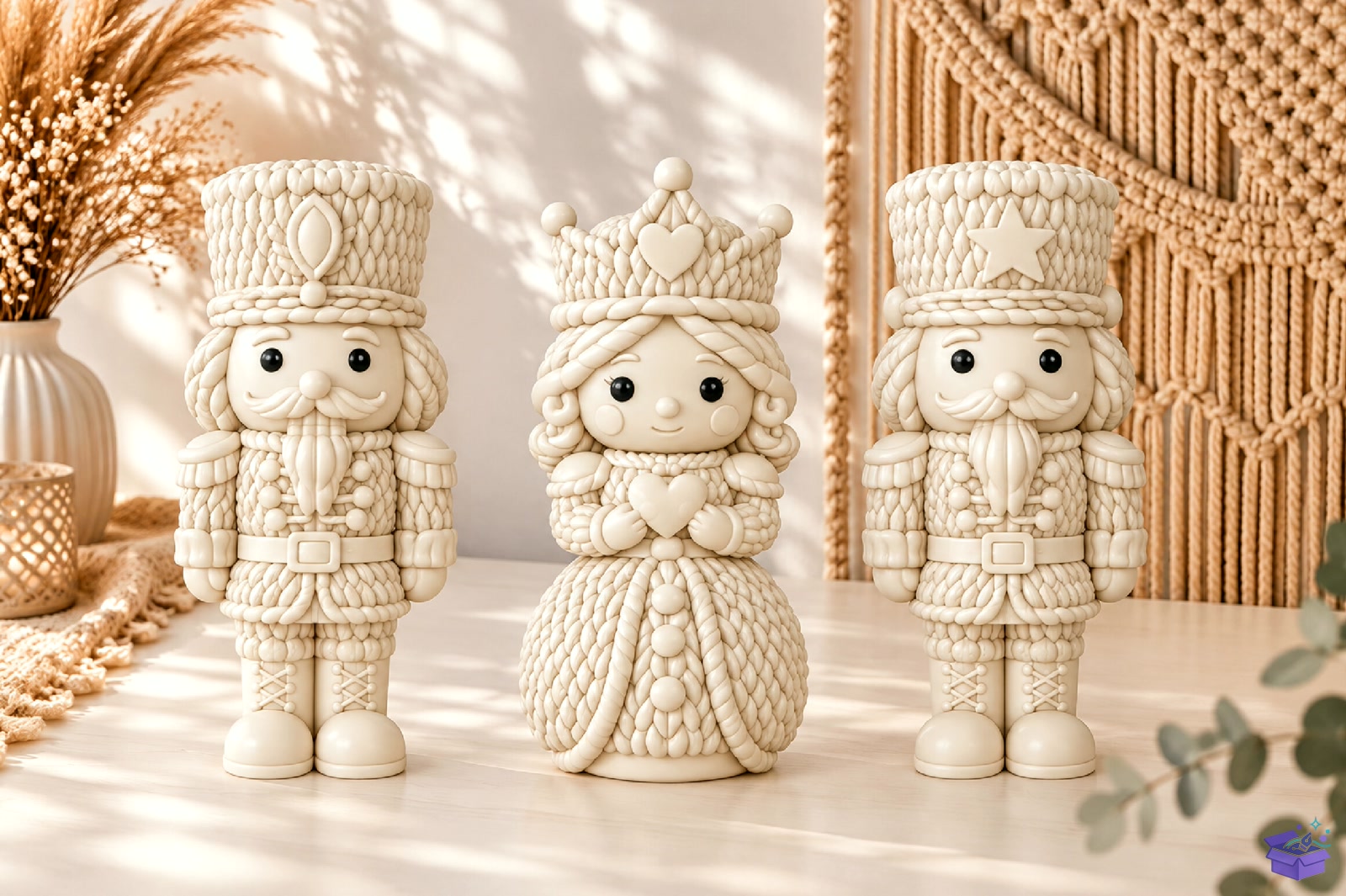 Knitted Nutcracker Yılbaşı Decor - 3D Baskı ve Model Dosyası (STL, OBJ, 3MF) önizleme 2