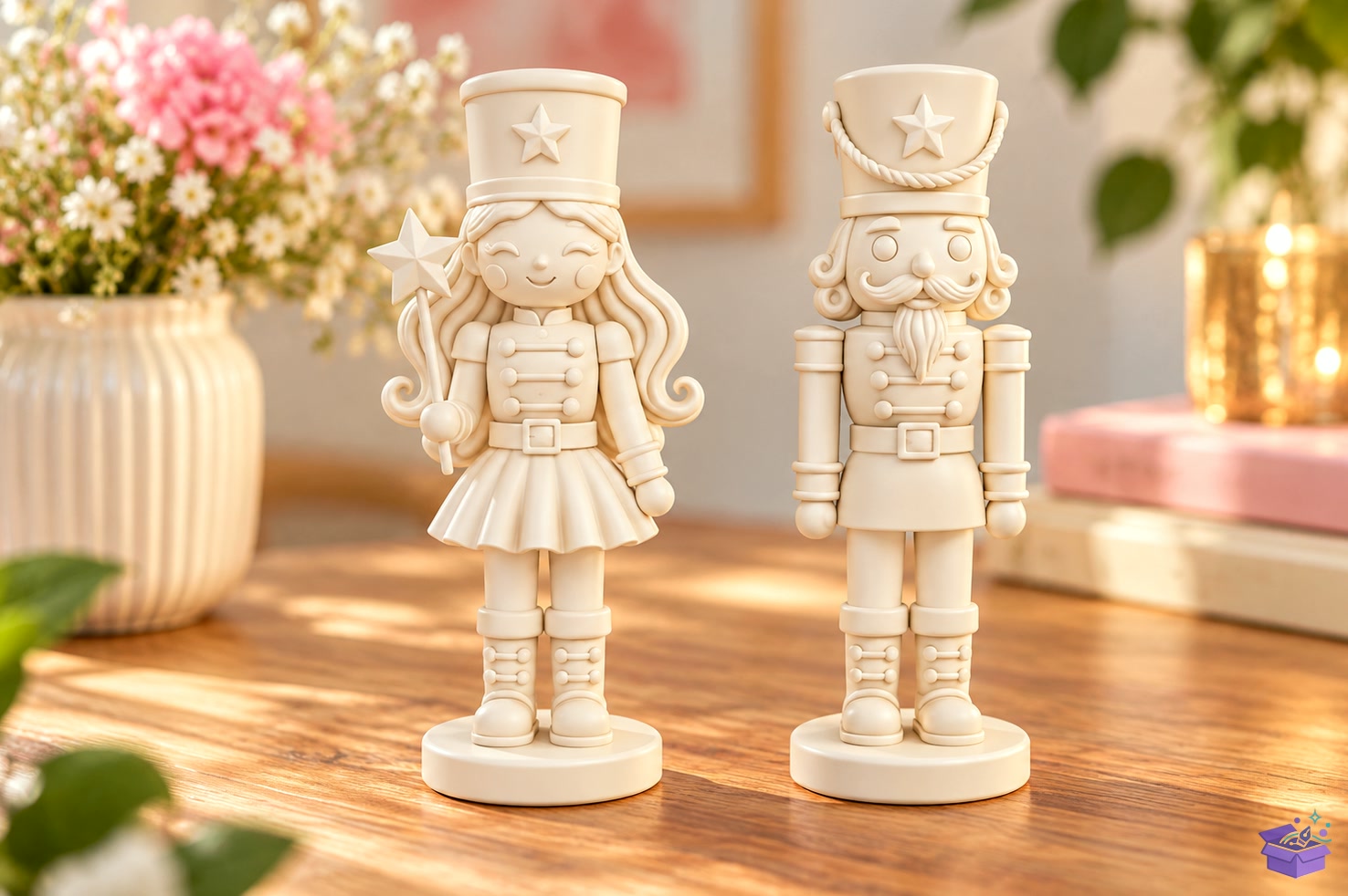 Yılbaşı Nutcracker Duo 3D Baskı - 3D Baskı ve Model Dosyası (STL, OBJ, 3MF) önizleme 2