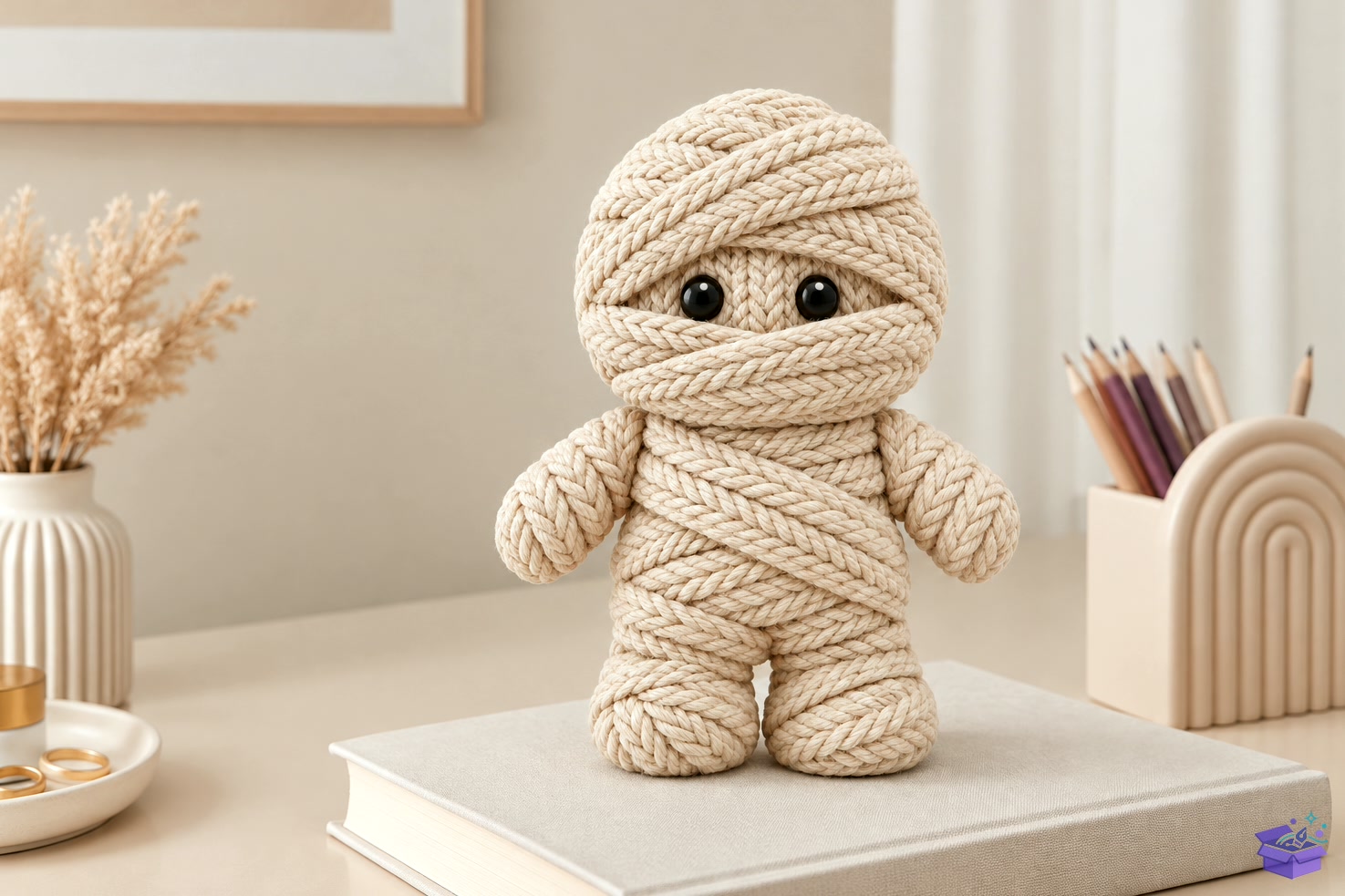 Knitted Mummy Doll Cadılar Bayramı STL - 3D Baskı ve Model Dosyası (STL, OBJ, 3MF) önizleme 2