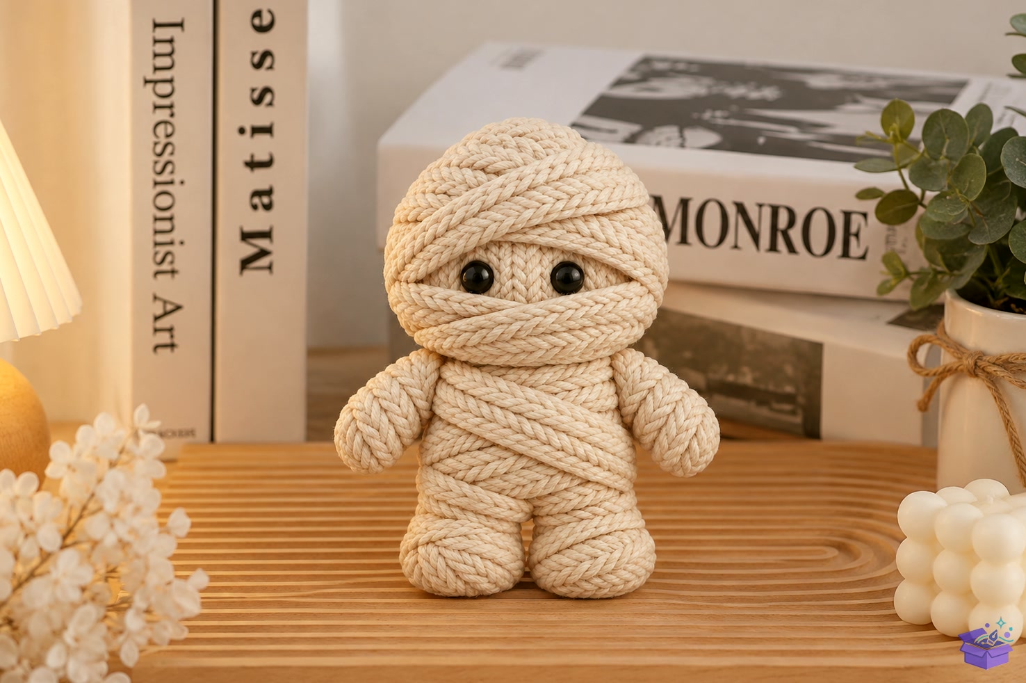 Knitted Mummy Doll Cadılar Bayramı STL - 3D Baskı ve Model Dosyası (STL, OBJ, 3MF) önizleme 4