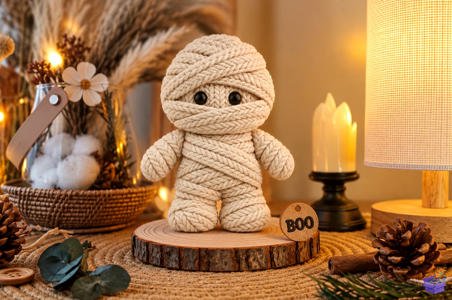 Knitted Mummy Doll Cadılar Bayramı STL - 3D Baskı ve Model Dosyası (STL, OBJ, 3MF) önizleme 5