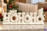 "HO HO HO" Yılbaşı Yazısı - 3D Baskı ve Model Dosyası (STL) - detaylı önizleme 2