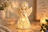 Çiçekli Melek Mumluk - 3D Baskı ve Model Dosyası (STL) - detaylı önizleme 4