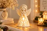 Çiçekli Melek Mumluk - 3D Baskı ve Model Dosyası (STL) - detaylı önizleme 5