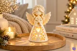 Çiçekli Melek Mumluk - 3D Baskı ve Model Dosyası (STL) - detaylı önizleme 6