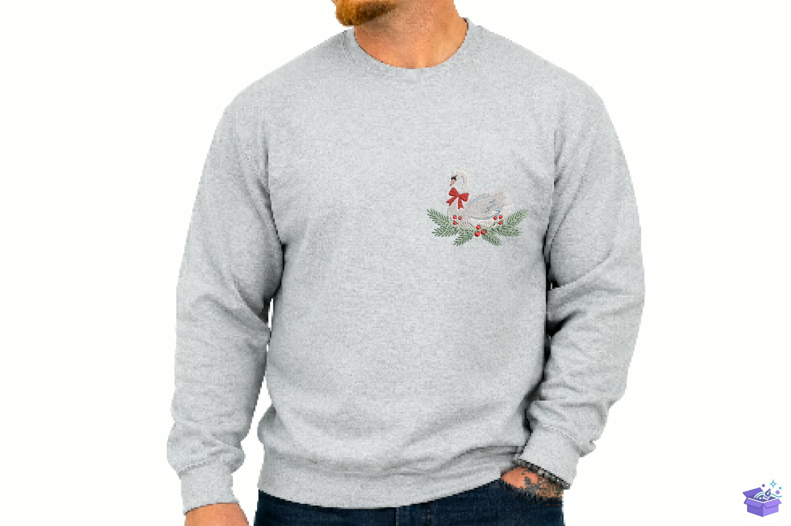 Yılbaşı Ballet Nakış - Makine Nakış Deseni (SVG, DXF, EPS, PNG) önizleme 3