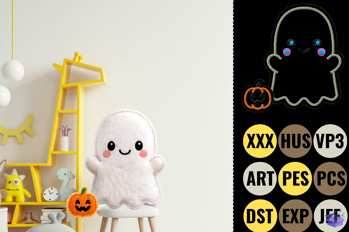 Cute Animal Applique Nakış - Makine Nakış Deseni (SVG, DXF, EPS, PNG) önizleme 3