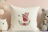 Gül ve Sinek Kuşlu Peri (3 Tasarım) - Makine Nakış Deseni (PES, DST, JEF, EXP, VP3, HUS) - detaylı önizleme 2