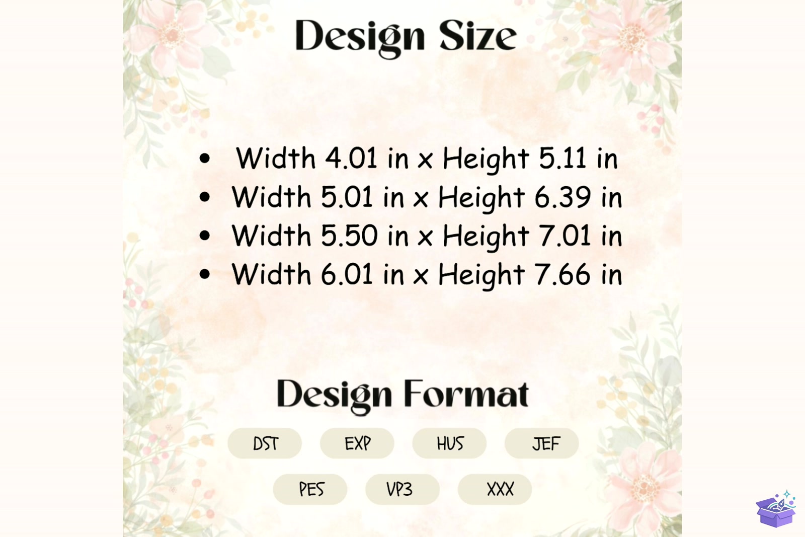 Floral Teddy Bear Nakış Design - Makine Nakış Deseni (SVG, DXF, EPS, PNG) önizleme 5