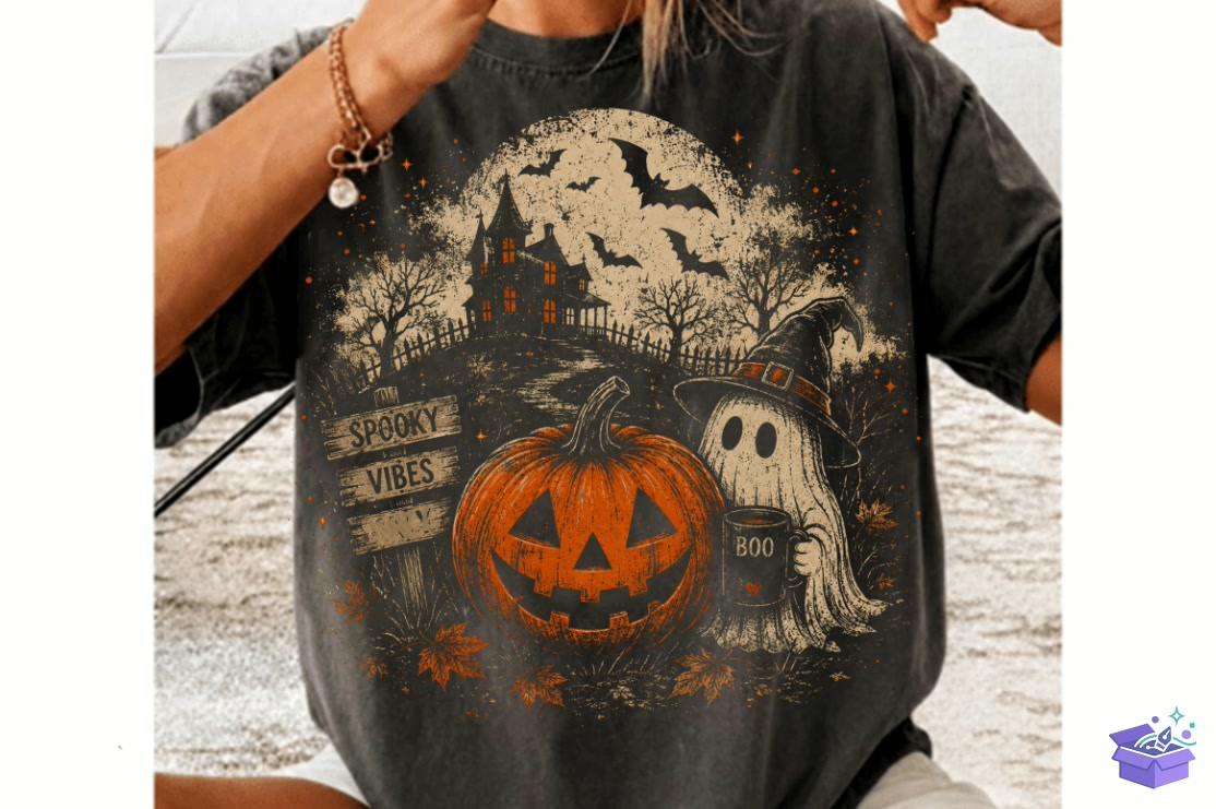 Cadılar Bayramı PNG Spooky Season PNG - Makine Nakış Deseni (SVG, DXF, EPS, PNG) - detaylı önizleme 2