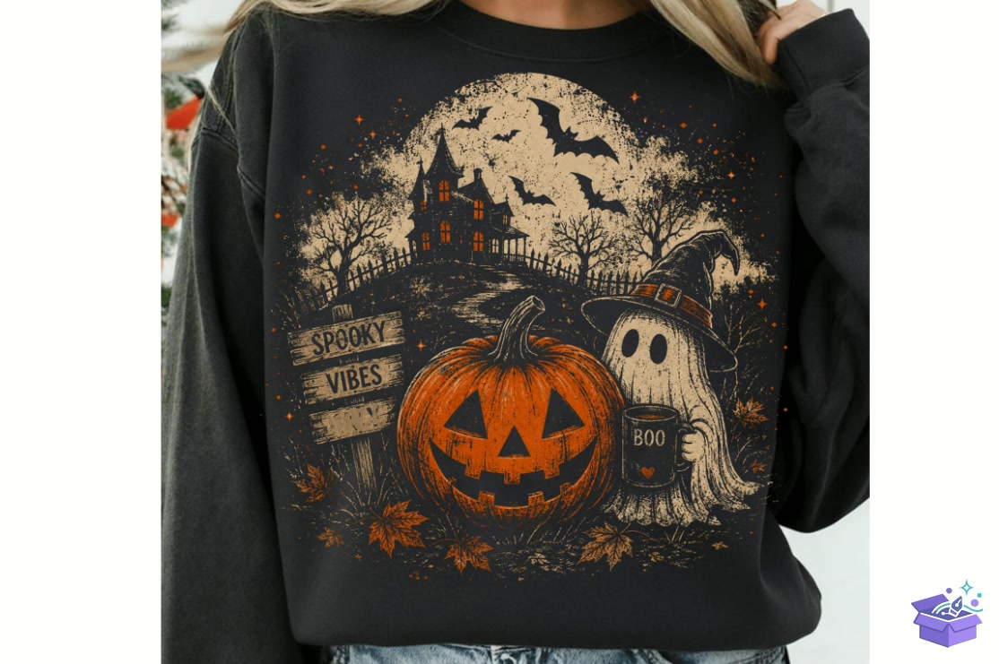 Cadılar Bayramı PNG Spooky Season PNG - Makine Nakış Deseni (SVG, DXF, EPS, PNG) - detaylı önizleme 4