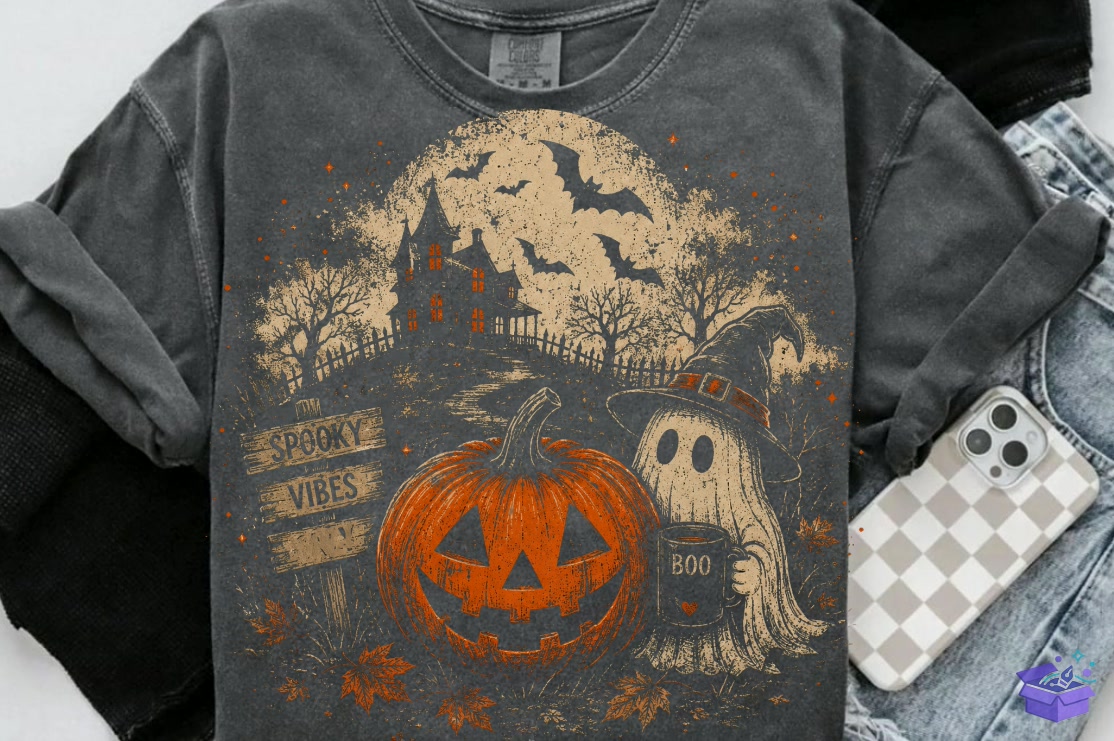 Cadılar Bayramı PNG Spooky Season PNG - Makine Nakış Deseni (SVG, DXF, EPS, PNG) - detaylı önizleme 5