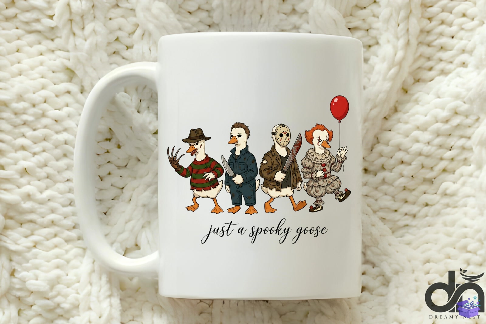 Spooky Goose Horror Cadılar Bayramı PNG Tee - DTF & Süblimasyon Baskı Tasarımı (SVG, DXF, EPS, PNG) - detaylı önizleme 3