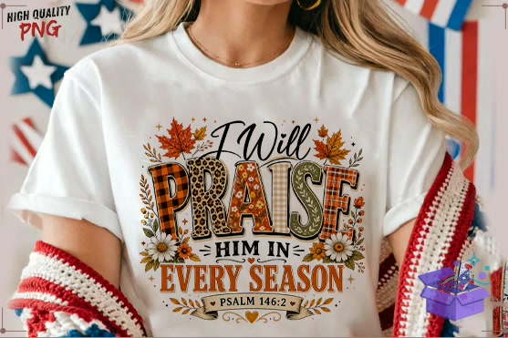 Fall Christian PNG Thanksgiving SVG PNG - DTF & Süblimasyon Baskı Tasarımı (SVG, DXF, EPS, PNG) - detaylı önizleme 3