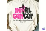 "Heal Cancer" Meme Kanseri Farkındalık Tasarımı - DTF & Süblimasyon Baskı Tasarımı (PNG) - detaylı önizleme 1