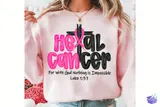 "Heal Cancer" Meme Kanseri Farkındalık Tasarımı - DTF & Süblimasyon Baskı Tasarımı (PNG) - detaylı önizleme 3