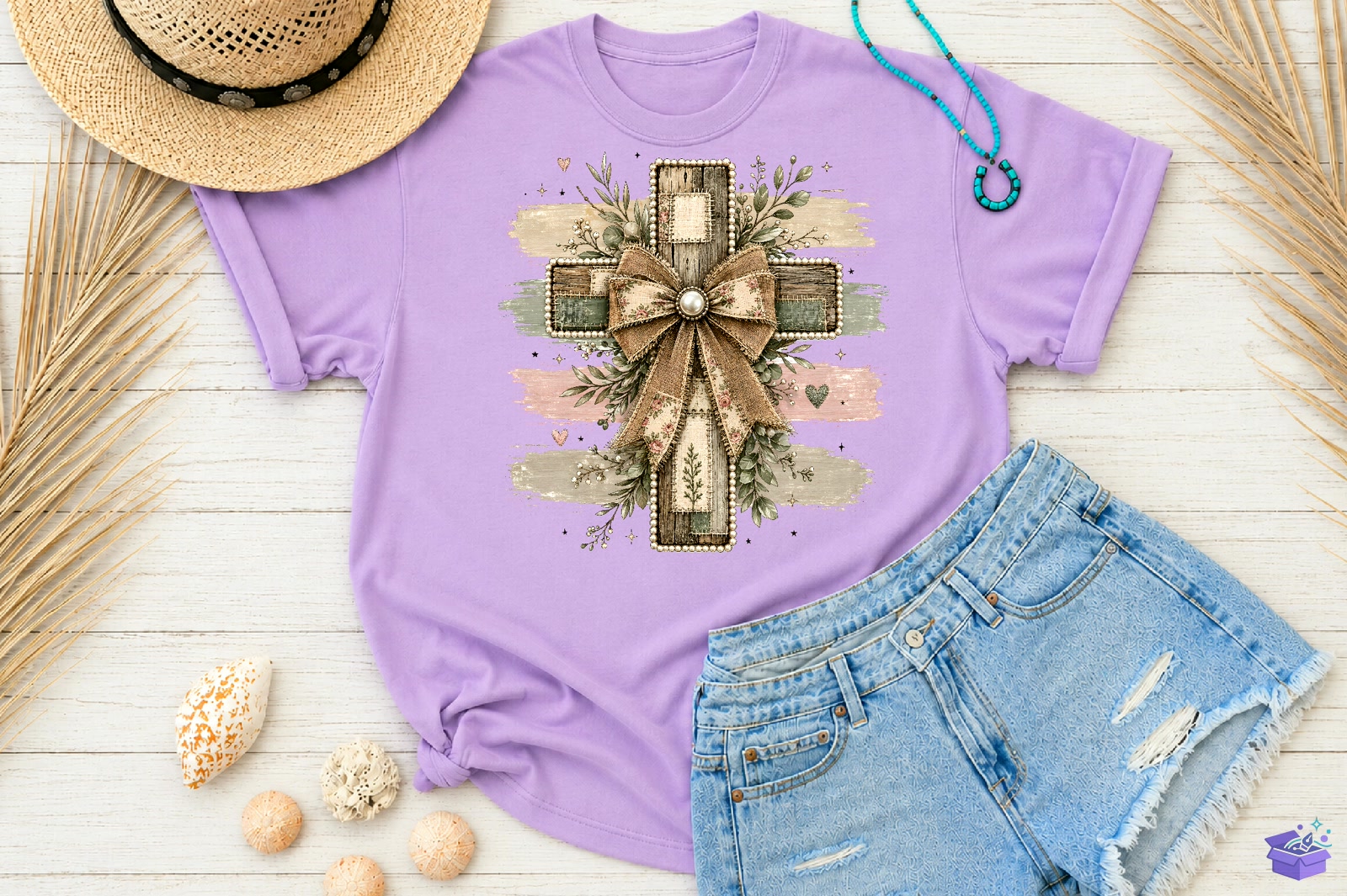 Vintage Christian Faith Cross PNG - DTF & Süblimasyon Baskı Tasarımı (SVG, DXF, EPS, PNG) - detaylı önizleme 4