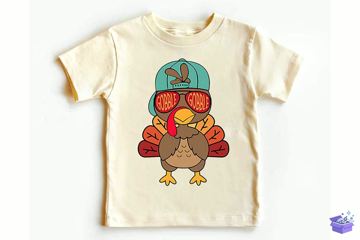 Thanksgiving Turkey Kid PNG - DTF & Süblimasyon Baskı Tasarımı (SVG, DXF, EPS, PNG) - detaylı önizleme 3