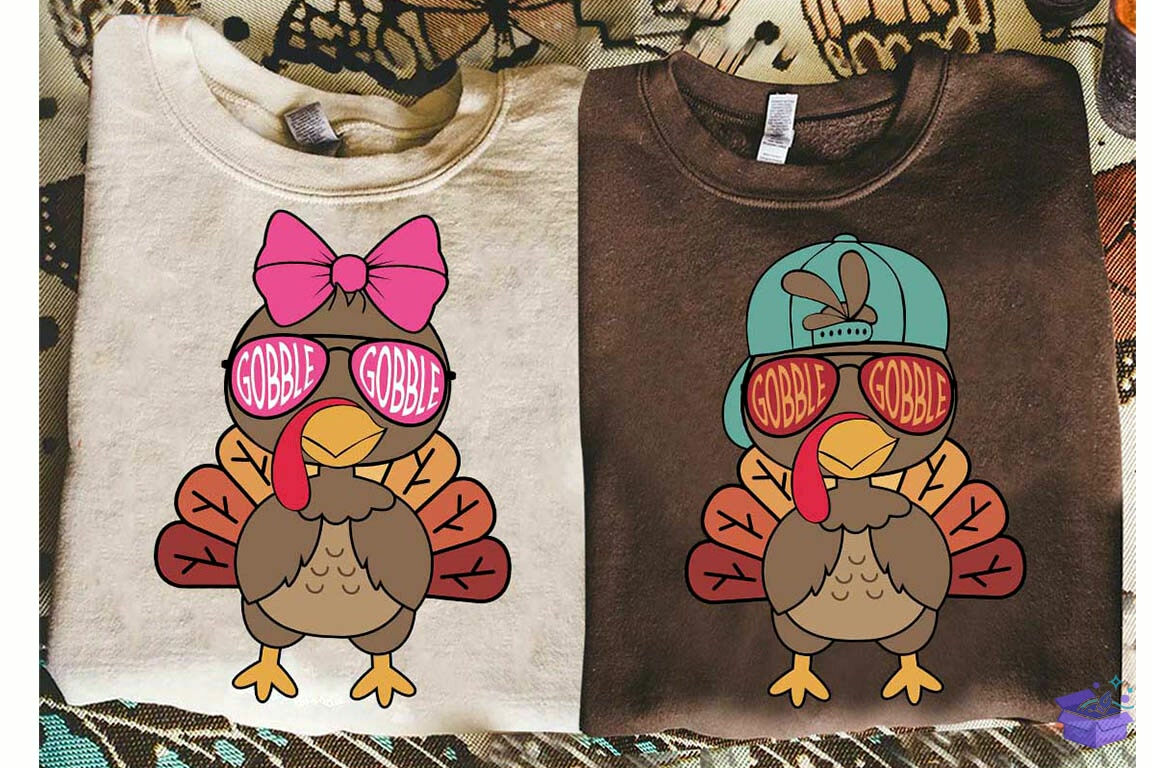 Thanksgiving Turkey Kid PNG - DTF & Süblimasyon Baskı Tasarımı (SVG, DXF, EPS, PNG) - detaylı önizleme 4