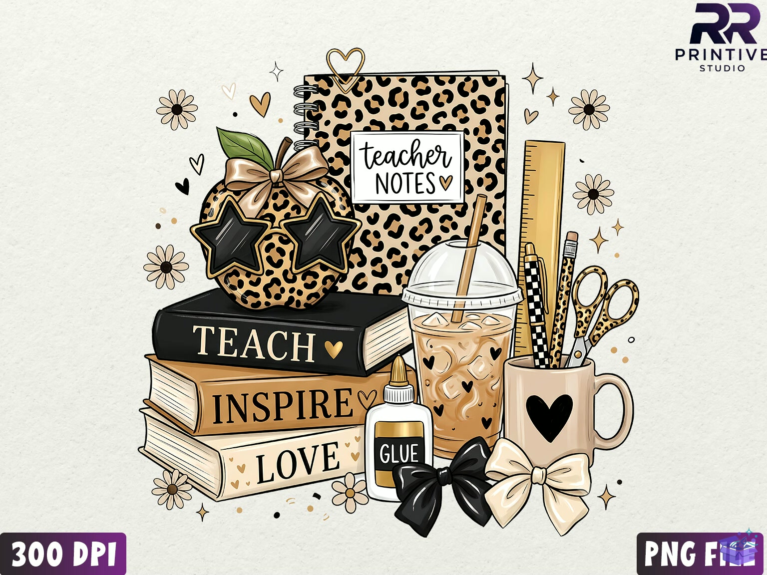 Leopard Teacher Life Coquette PNG - DTF & Süblimasyon Baskı Tasarımı (SVG, DXF, EPS, PNG) - DTF Baskı Tasarımları İndir (DXF, SVG, EPS)