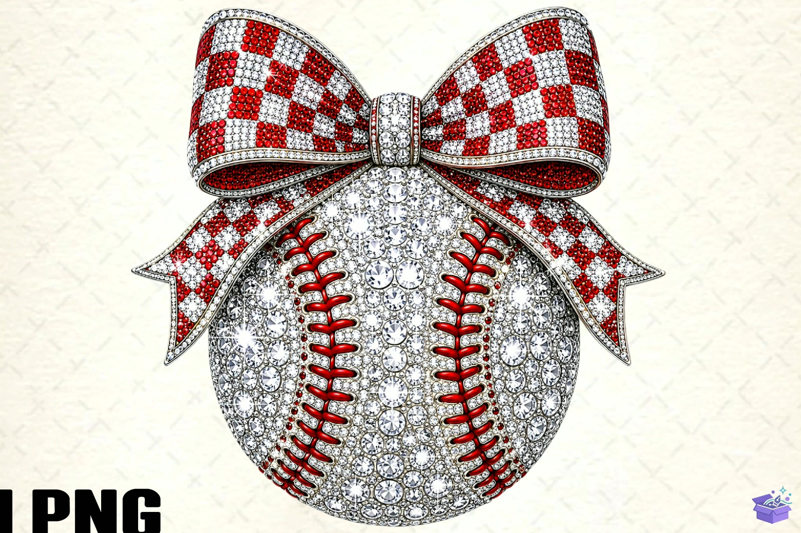 Baseball Rhinestone Glitter Bow PNG - DTF & Süblimasyon Baskı Tasarımı (SVG, DXF, EPS, PNG) - DTF Baskı Tasarımları İndir (DXF, SVG, EPS)