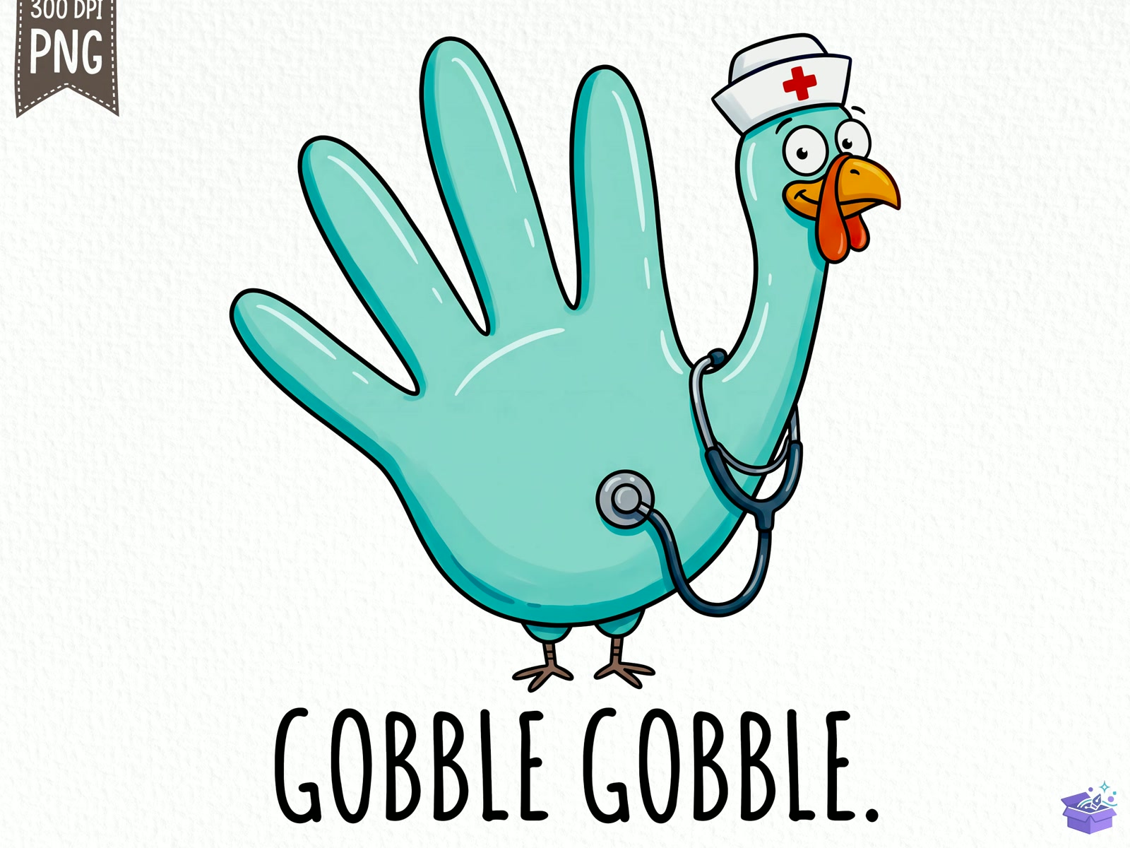 Gobble Gobble Nurse Thanksgiving PNG - DTF & Süblimasyon Baskı Tasarımı (SVG, DXF, EPS, PNG) - DTF Baskı Tasarımları İndir (DXF, SVG, EPS)