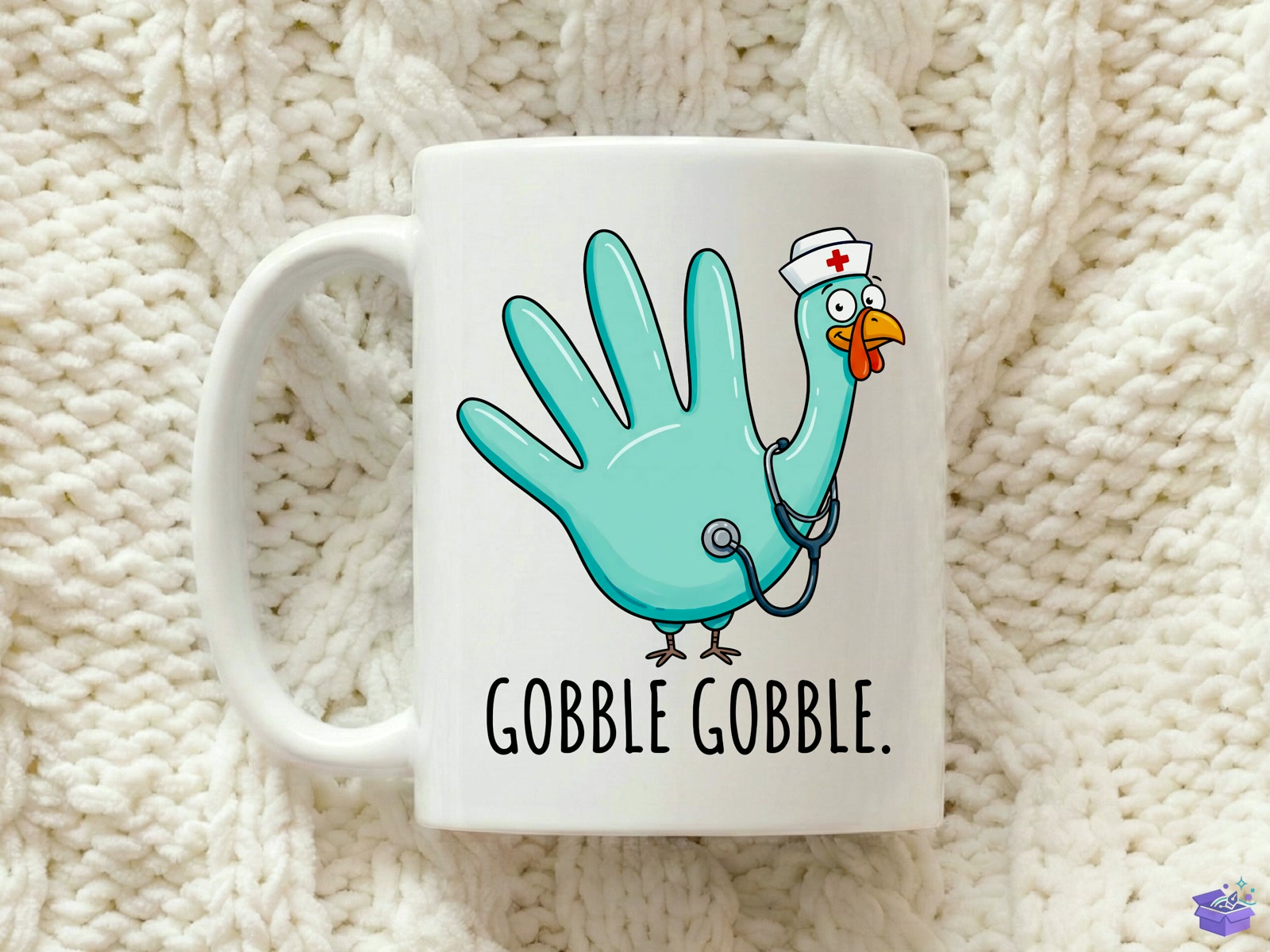 Gobble Gobble Nurse Thanksgiving PNG - DTF & Süblimasyon Baskı Tasarımı (SVG, DXF, EPS, PNG) - detaylı önizleme 4