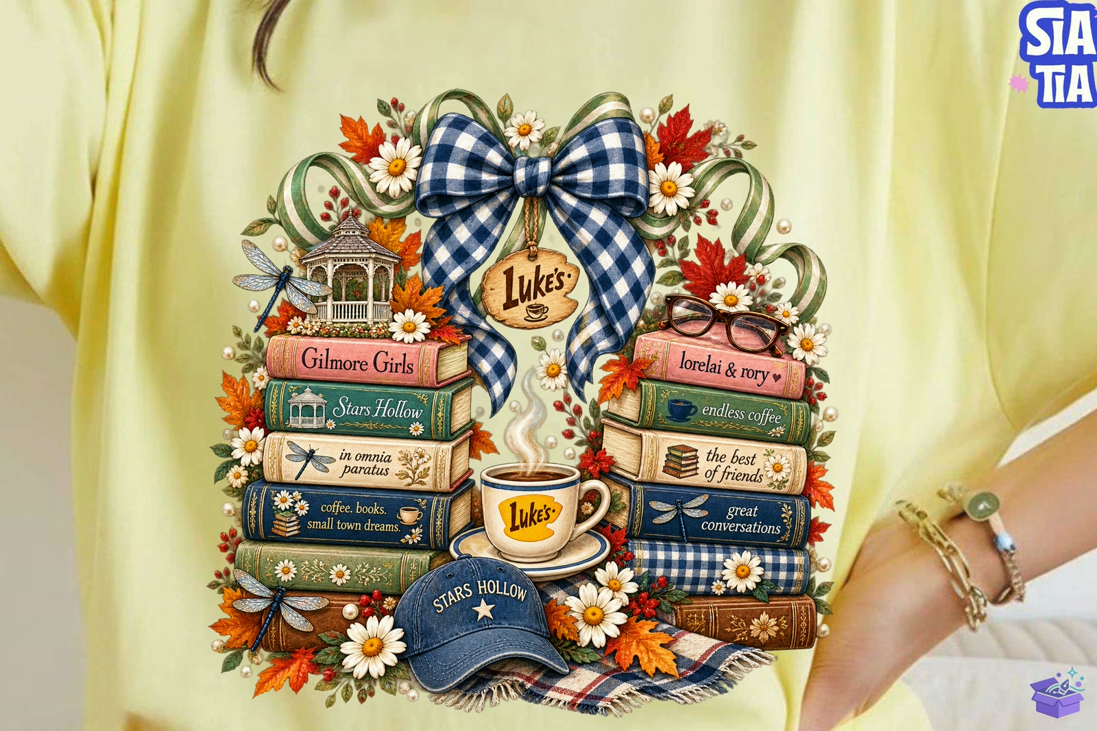 Gilmore Girls Luke's Coffee PNG Shirt - DTF & Süblimasyon Baskı Tasarımı (SVG, DXF, EPS, PNG) - detaylı önizleme 2