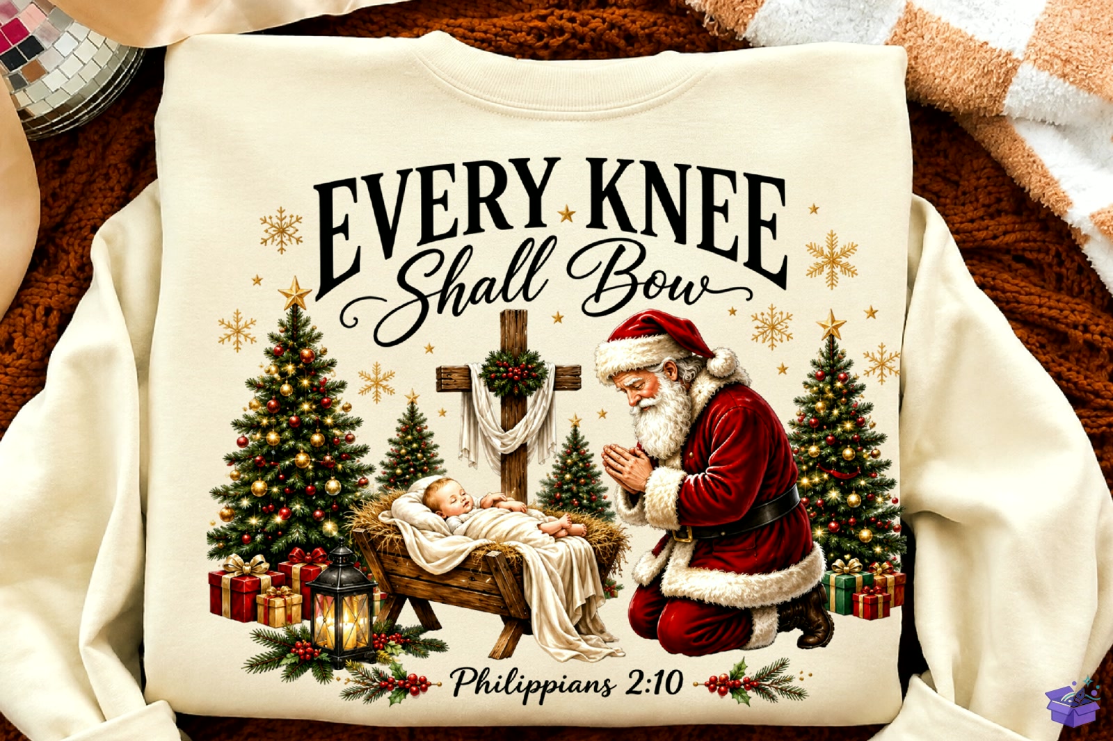Santa Yılbaşı Jesus Christian PNG - DTF & Süblimasyon Baskı Tasarımı (SVG, DXF, EPS, PNG) - DTF Baskı Tasarımları İndir (DXF, SVG, EPS)