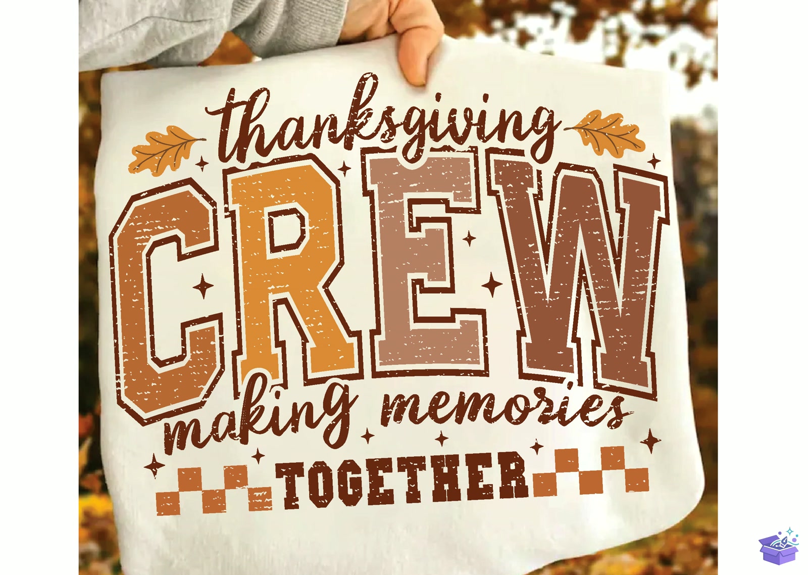Thanksgiving Crew PNG Thanksgiving Quote - DTF & Süblimasyon Baskı Tasarımı (SVG, DXF, EPS, PNG) - DTF Baskı Tasarımları İndir (DXF, SVG, EPS)