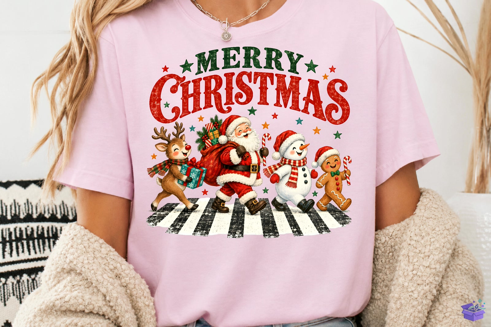 Merry Yılbaşı Abbey Road PNG - DTF & Süblimasyon Baskı Tasarımı (SVG, DXF, EPS, PNG) - detaylı önizleme 3