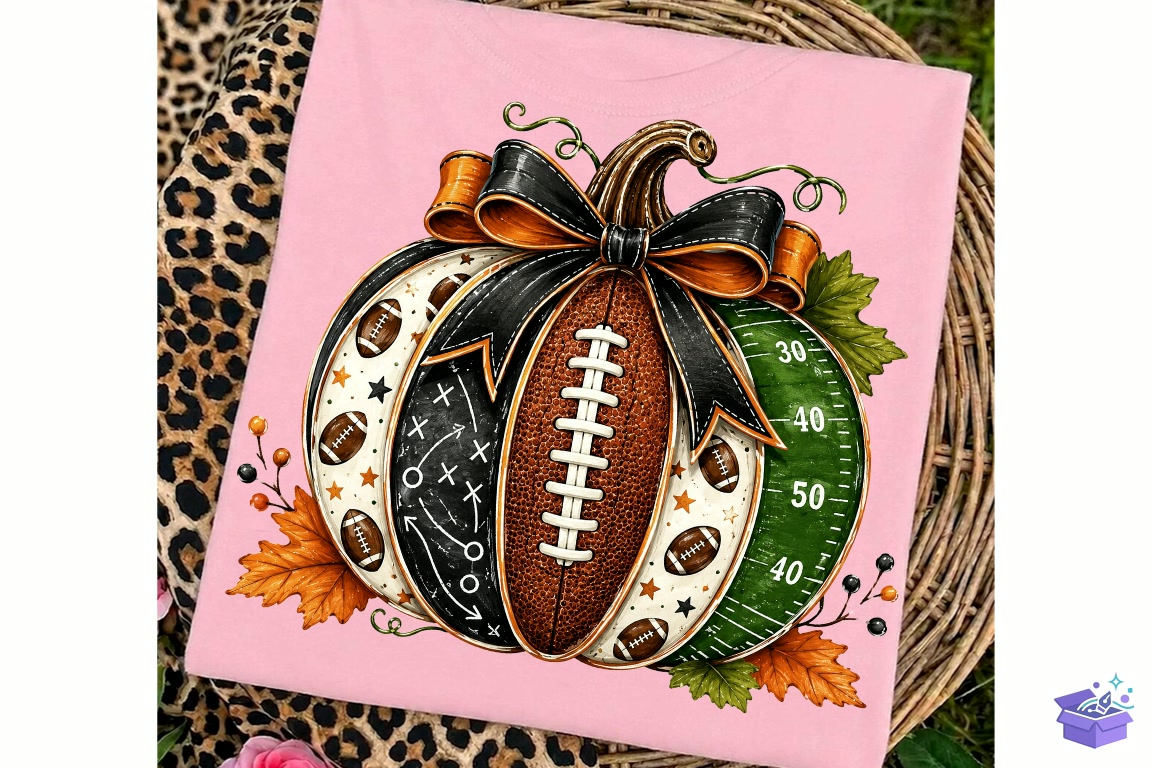 Small Town Football Mom Club Coastal PNG - DTF & Süblimasyon Baskı Tasarımı (SVG, DXF, EPS, PNG) - detaylı önizleme 3