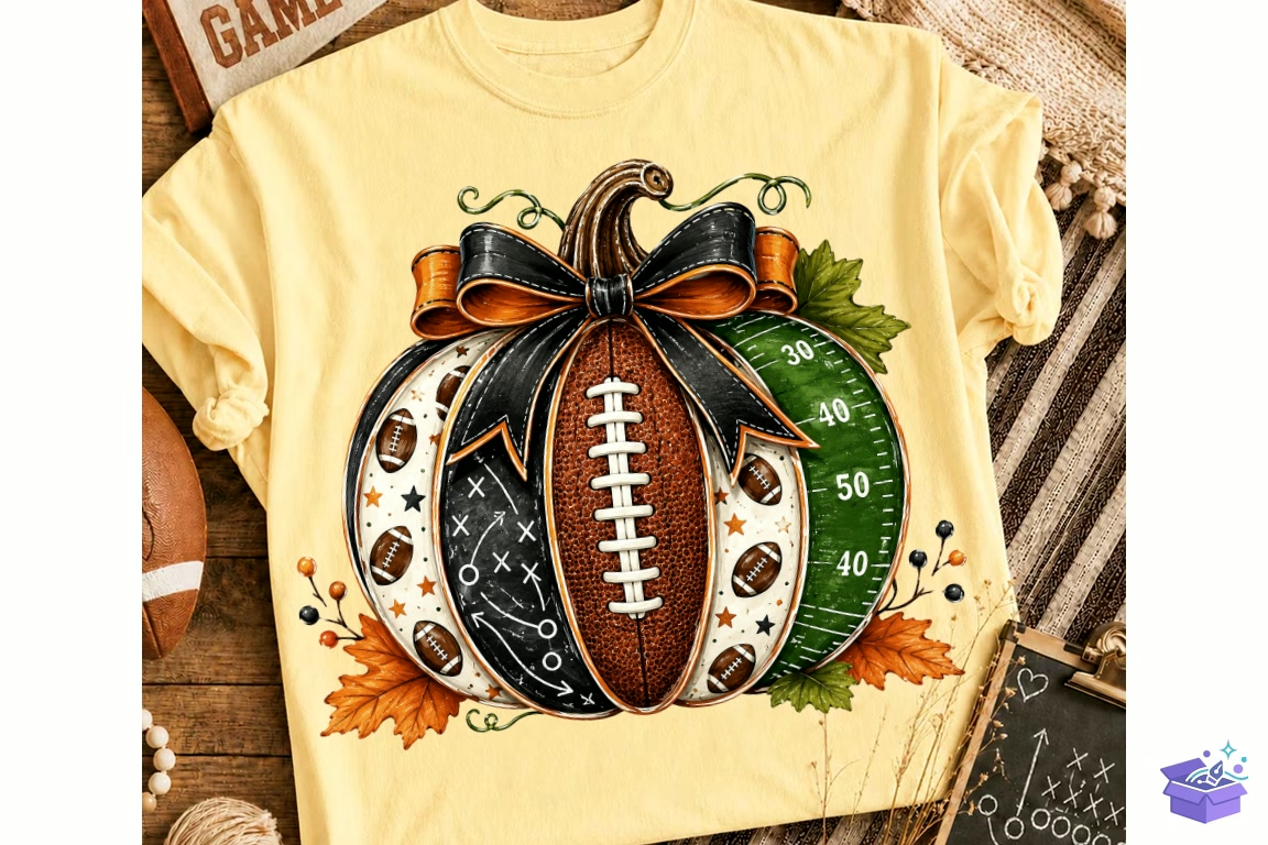 Small Town Football Mom Club Coastal PNG - DTF & Süblimasyon Baskı Tasarımı (SVG, DXF, EPS, PNG) - detaylı önizleme 4